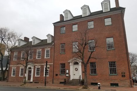 Exterior of the tavern.