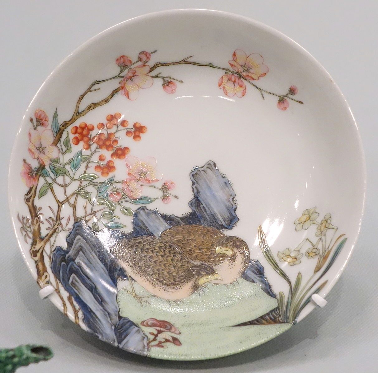 An 18th-century porcelain plate from Jingdezhen.