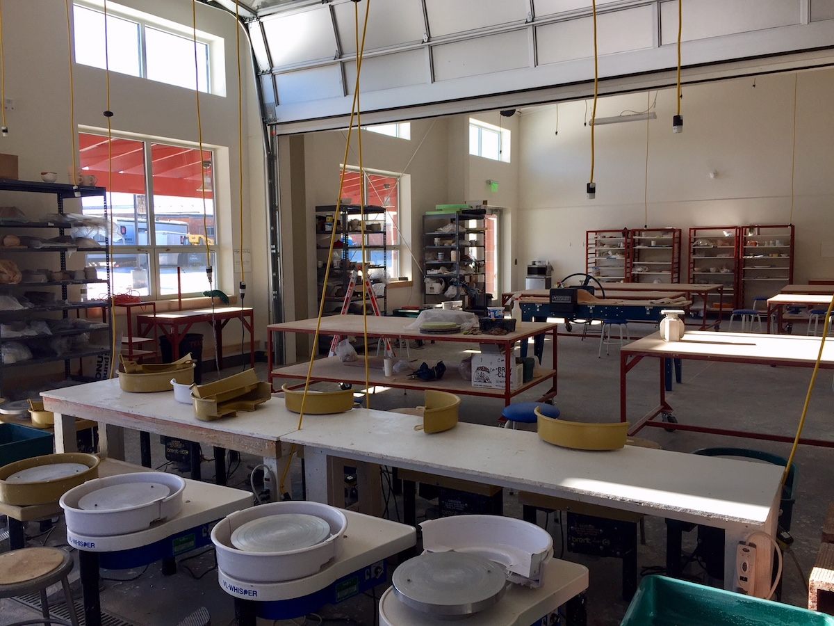 Inside the education and research center.