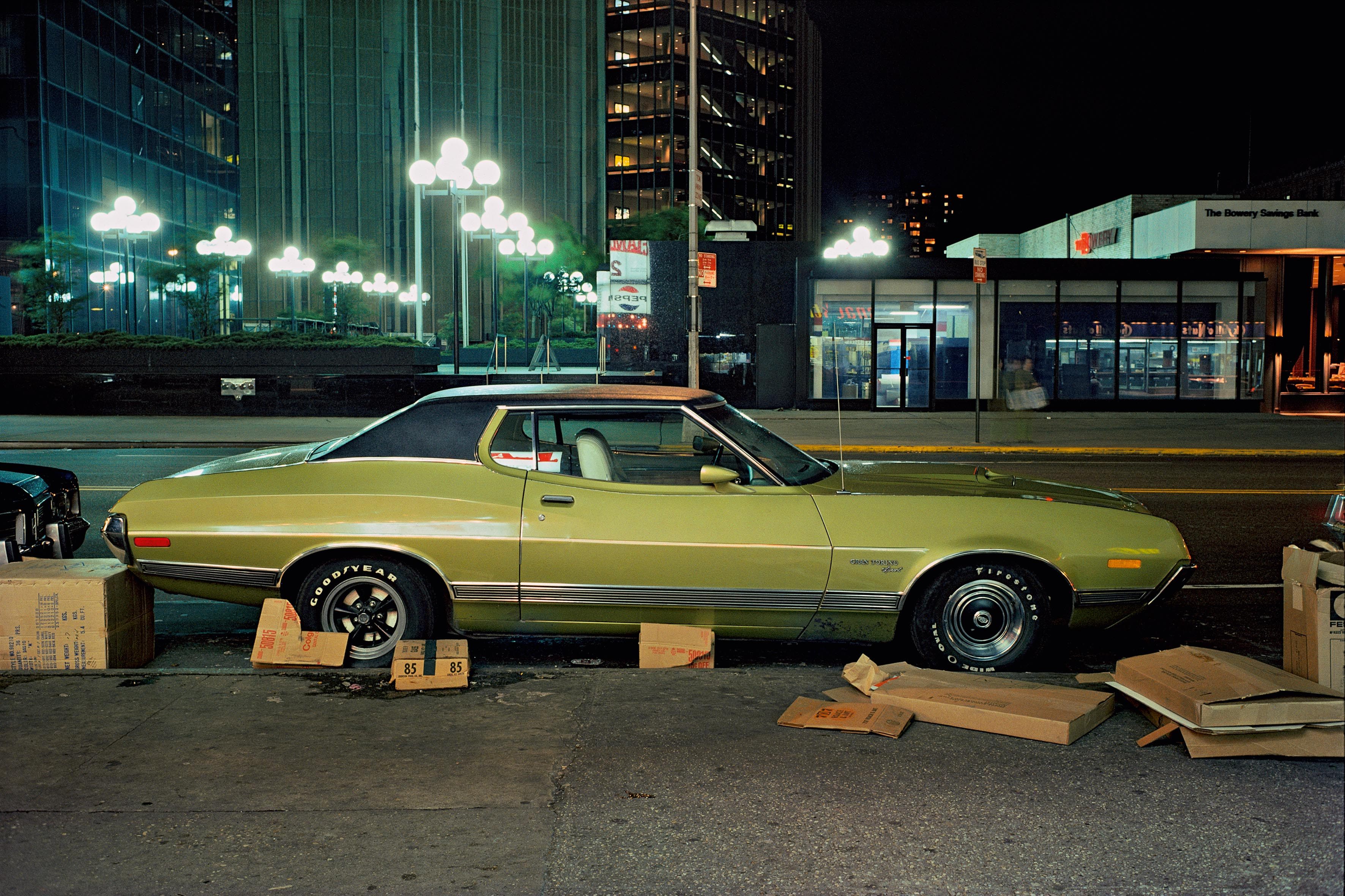 <em>Box Car, Gran Torino Sport, in the Twenties or Thirties on the East Side, 1975.</em>