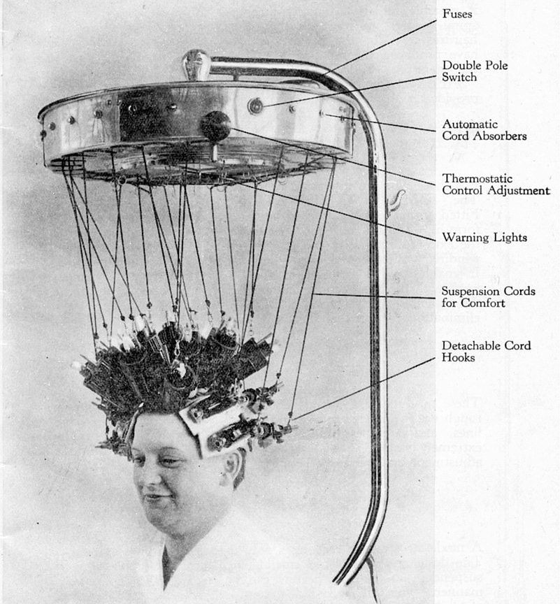 electric permanent wave machine