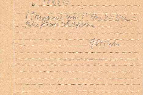The 80-year-old telegram reveals a premature German invasion.