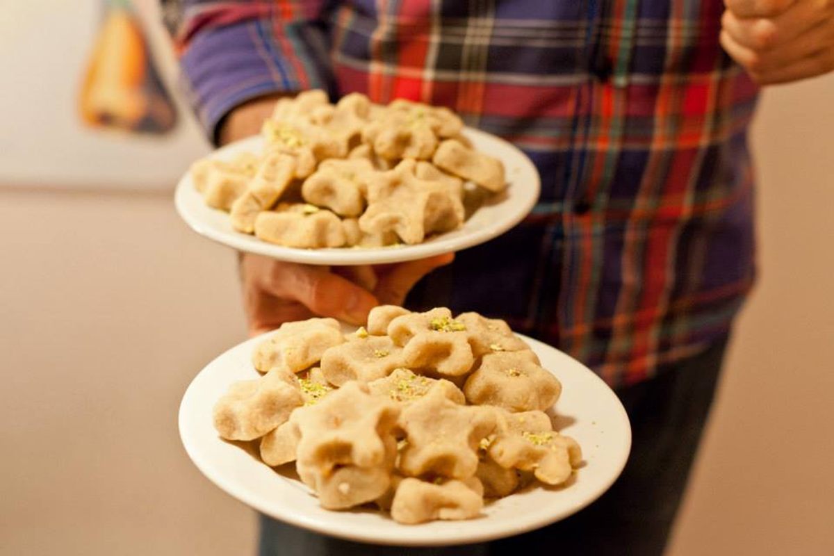 Romanow received the recipe for fragrant massafan cookies from an Iraqi Jewish grandmother.