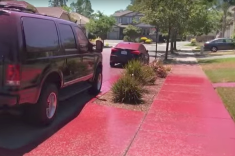 An Accidental Drop Soaked a Neighborhood in Pink Fire Retardant