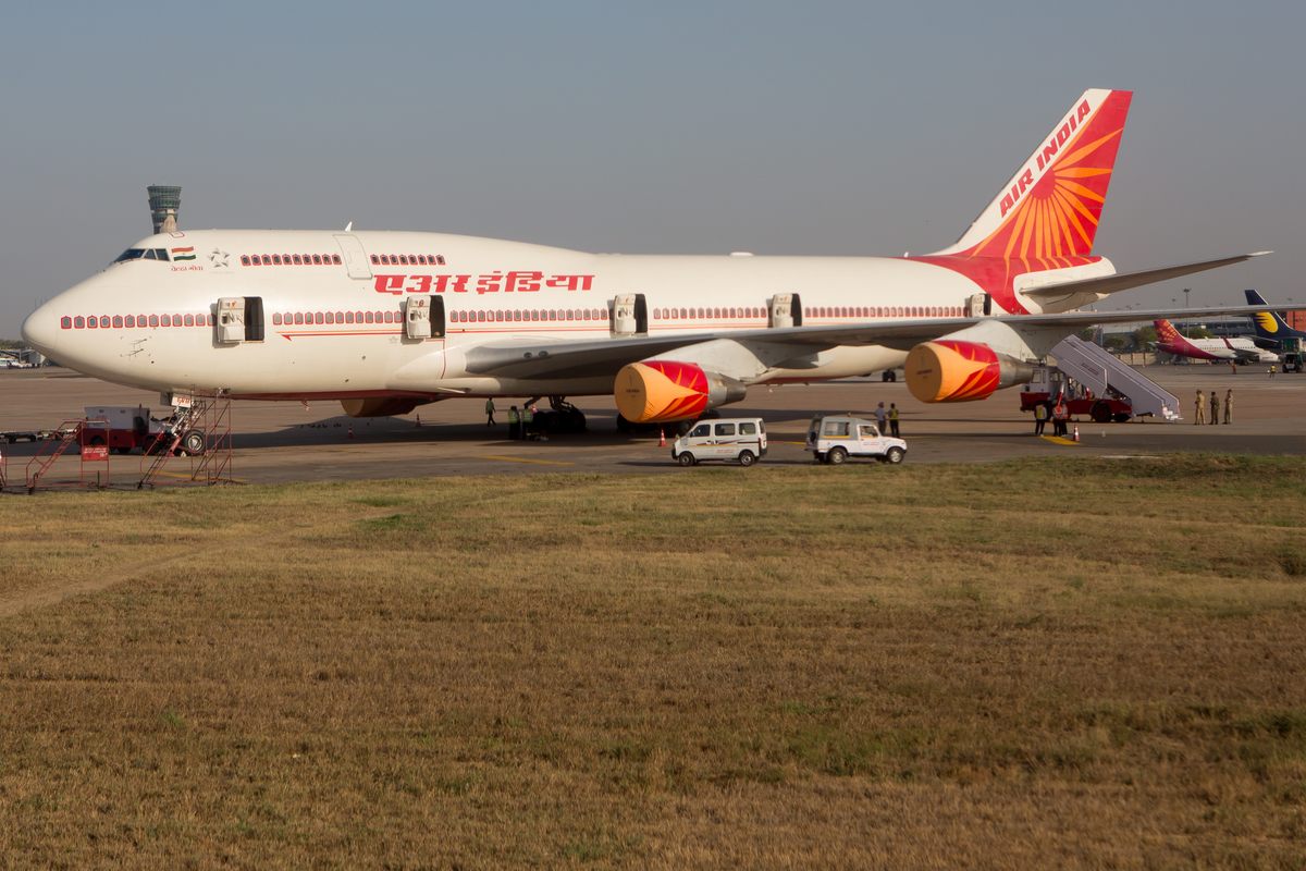 The iconic Boeing 747, captured here by Jeremy Dwyer-Lindgren at Indira Gandhi International Airport in New Delhi, is now an endangered species for planespotters. 