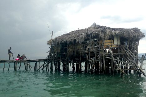 The Pelican Bar from the Water
