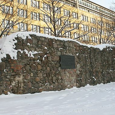 A segment of Berlin's medieval wall.