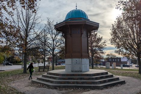 Legend has it that anyone who drinks from this fountain is destined to return.