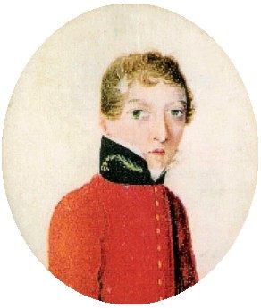 A well-known miniature portrait of Barry painted between 1813 and 1816, right before his first posting abroad. Barry gifted it to the patient he performed the cesarean operation on. 