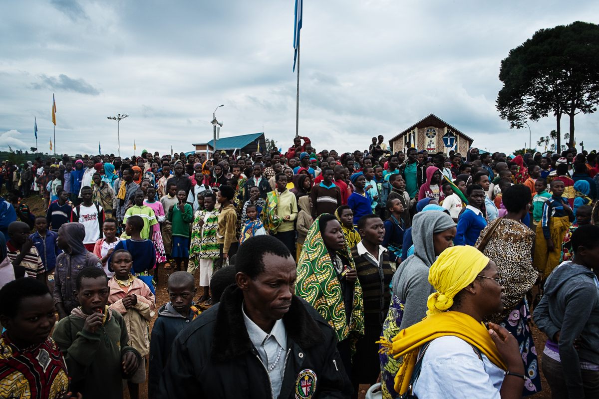 During peak season, Kibeho receives between 25,000 and 30,000 visitors from across the world, including America, Poland, Czechia, Slovakia, France, Italy, and India. At other times, it receives around 100 religious tourists a week, mostly from Rwanda and neighboring Uganda, Democratic Republic of the Congo, and Tanzania.

