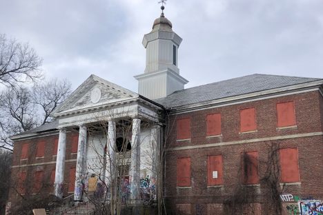 The Dr. William F. McLaughlin Administration Building today.