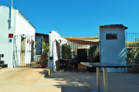 Entrance to the Las Cuevas restaurant