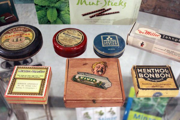Some vintage menthol at the Pfefferminzmuseum
