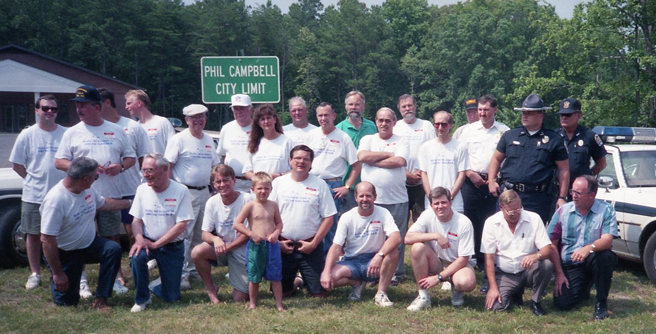 All the Phils of the 1995 Phil Campbell Convention.