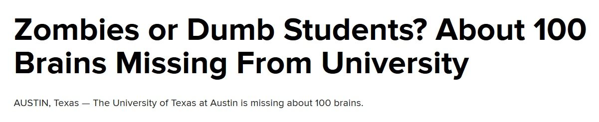 The Inept Story Behind 100 Missing Brains at the University of Texas -  Atlas Obscura