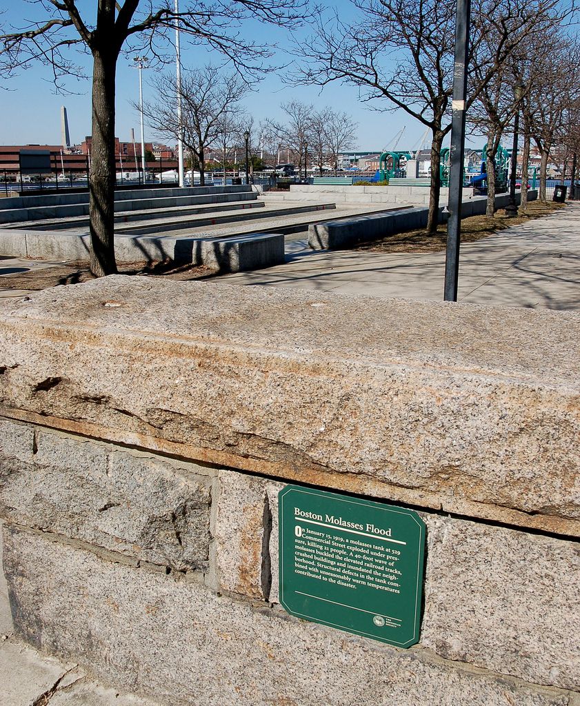 Great Boston Molasses Flood Plaque In Boston