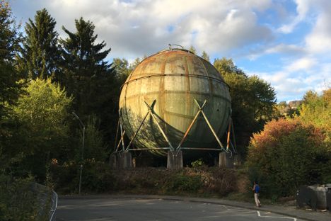 The gasometer is one of the oldest in the world. 