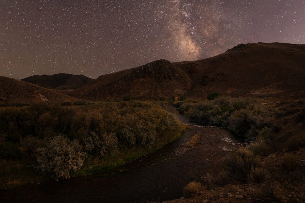Walker River’s 12,000 acres include the Bighorn Campground, which has fewer visitors and some of the darkest skies in the area.