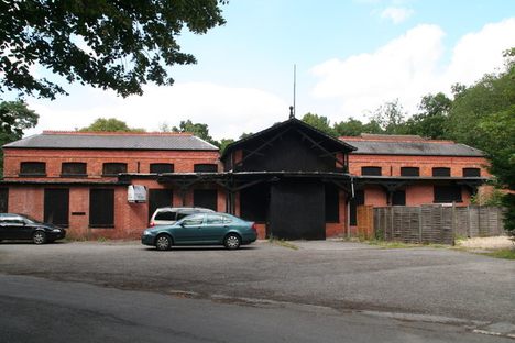 Derelict former bath house.