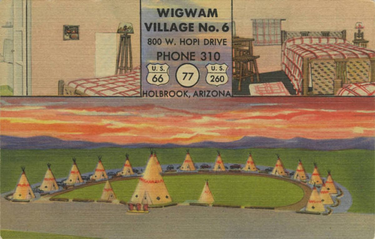 Wigwam Villages popped up across the country's highways.