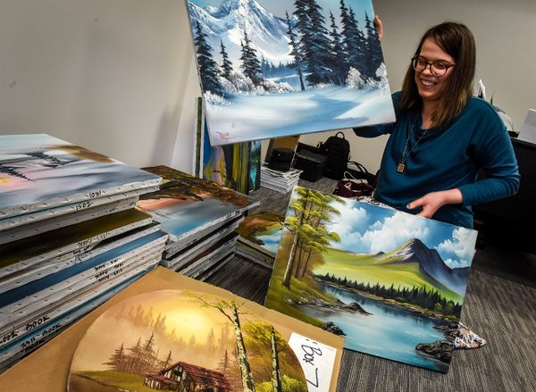 Almost Every Original Bob Ross Painting Lives in a Virginia Office Park -  Atlas Obscura