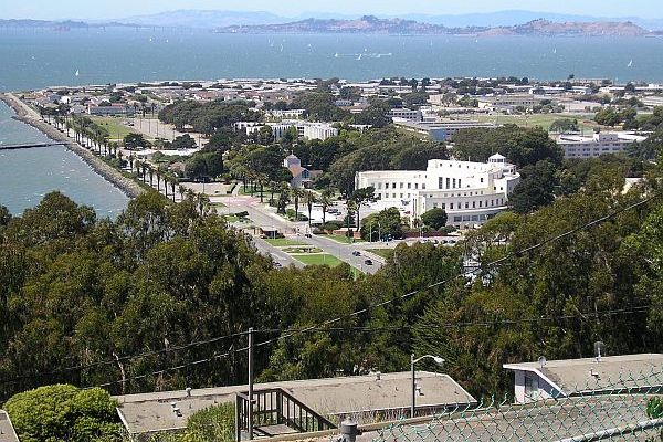 Treasure Island as seen from Yerba Buena Island