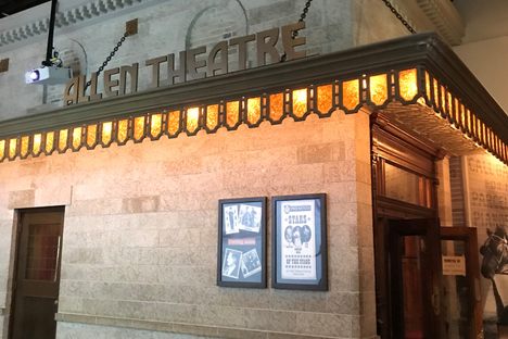 Exterior view of the Proscenium Theatre within the Urban Gallery