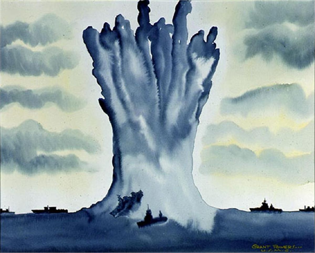 hydrogen bomb test underwater