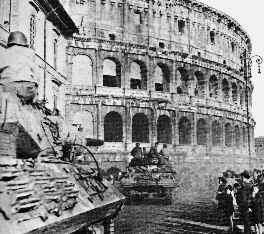 American forces in Rome on June 5, 1944. 