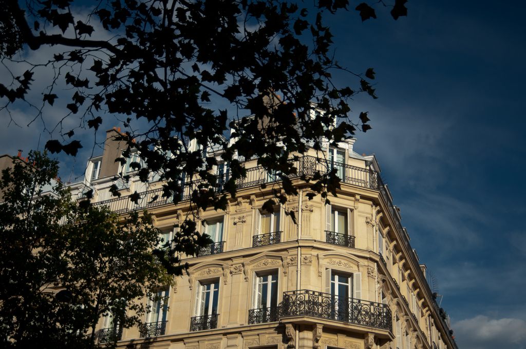 Parisians built apartment with limestone from quarries below and around the city.