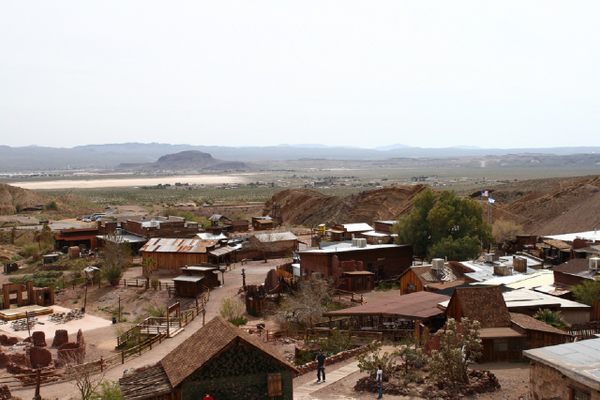 Calico Ghost Town from an overlook