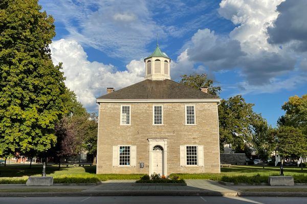 The First Indiana State Capitol