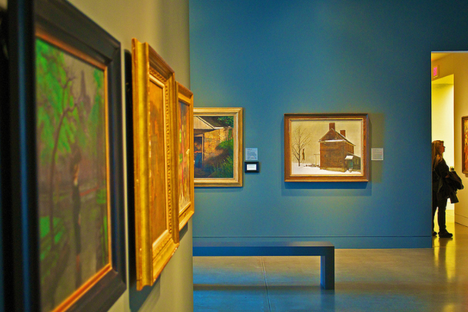 Inside the museum.
