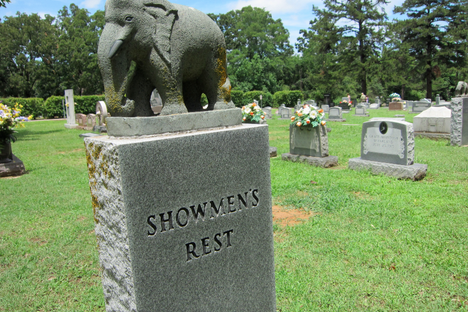 Under God's Big Top: Photos from the Circus Cemetery in Hugo, Oklahoma