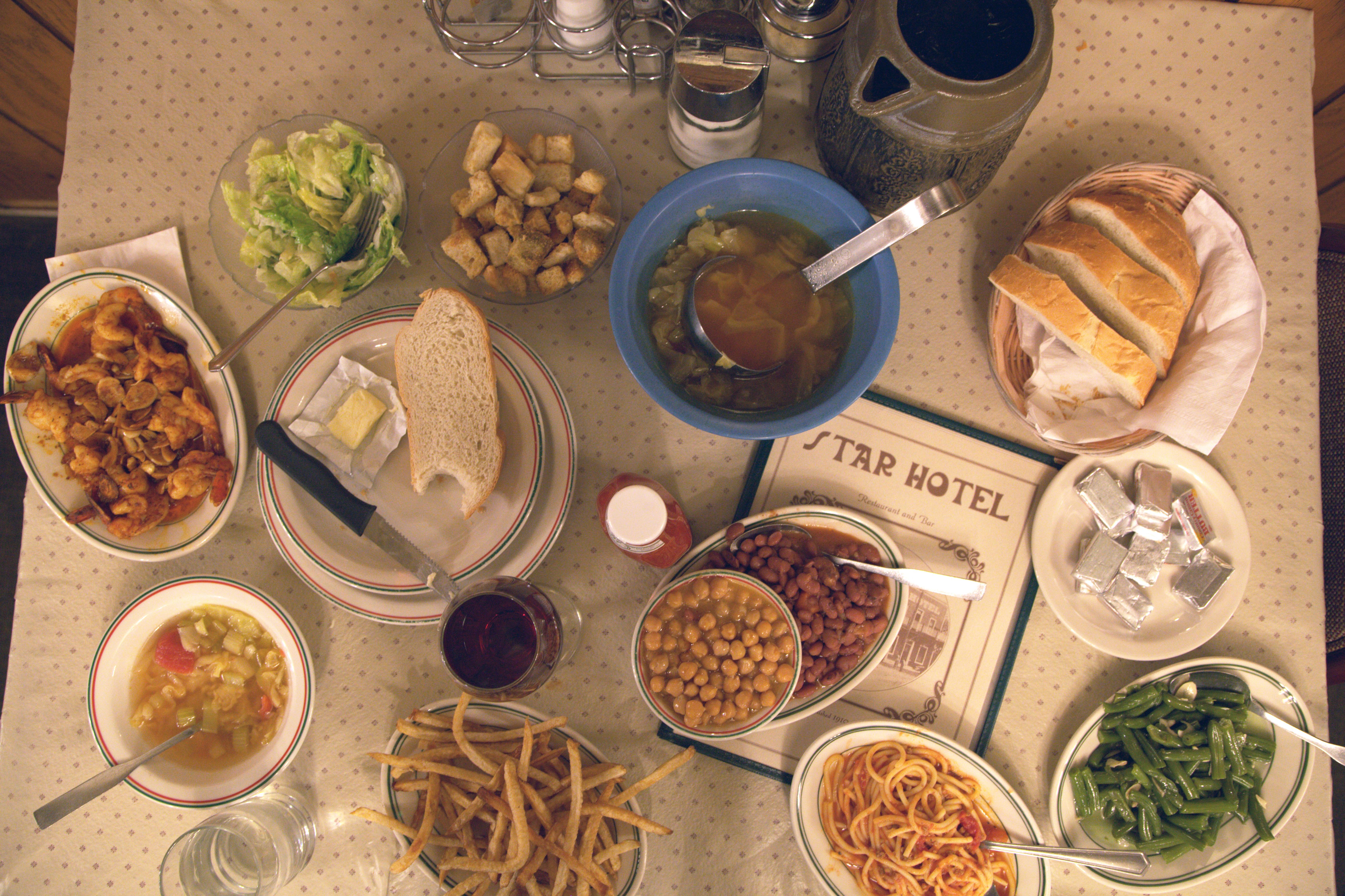 A spread at The Star Hotel in Elko, Nevada.