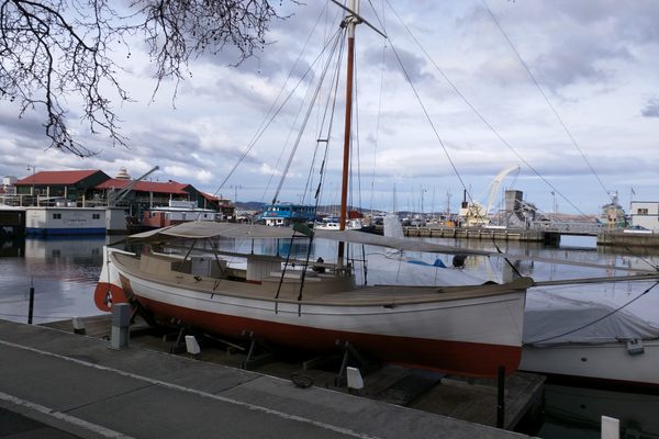 Matilda at Hobart Harbor.