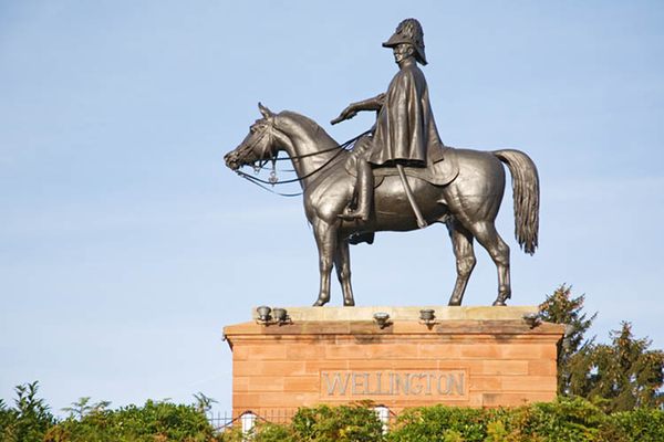 The Wellington Statue in Aldershot