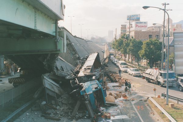 Hanshin Expressway Earthquake Museum in Kobe