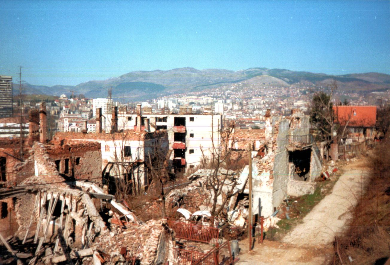 Sarejevo under siege. 