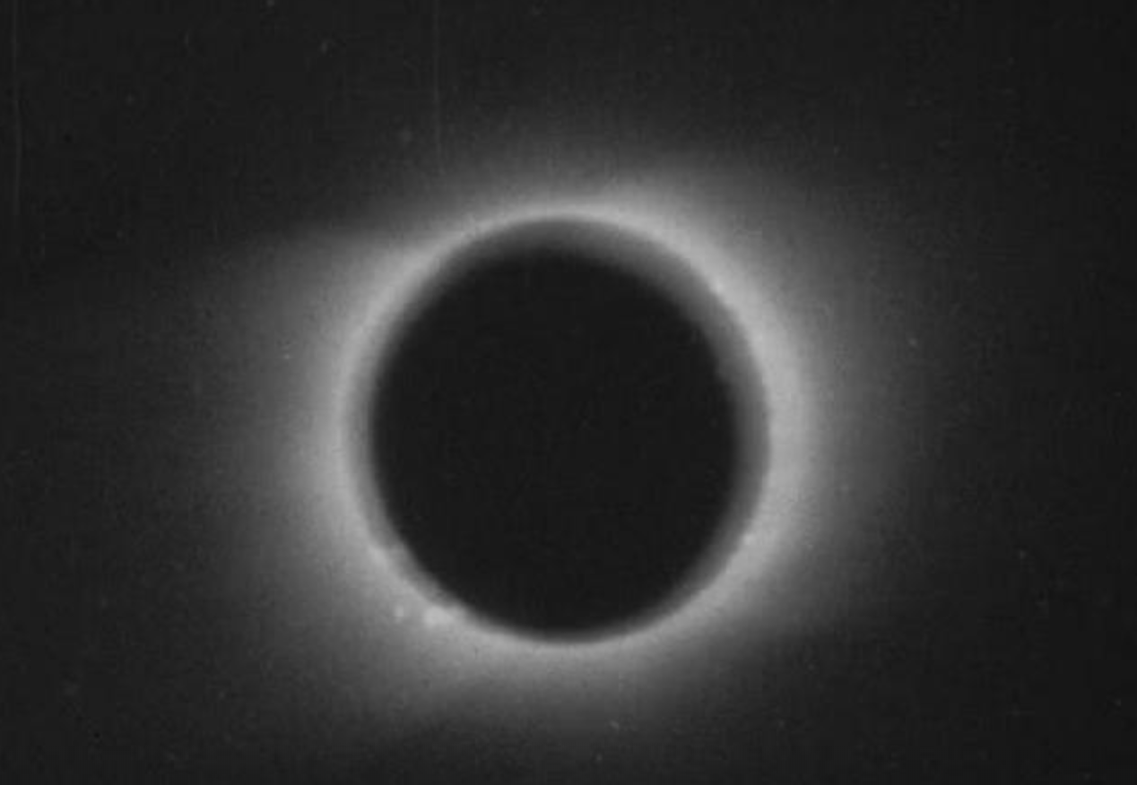 A still from the film, which captured an eclipse in North Carolina in the year 1900.