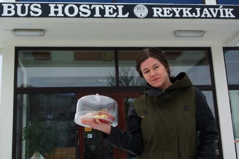 For a time, the burger resided at the Bus Hostel Reykjavik.