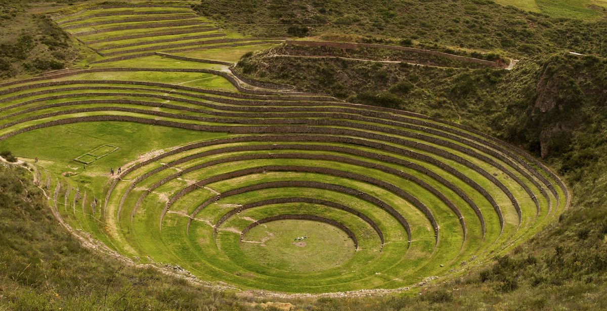 These concentric circles may have been an agricultural experiment.