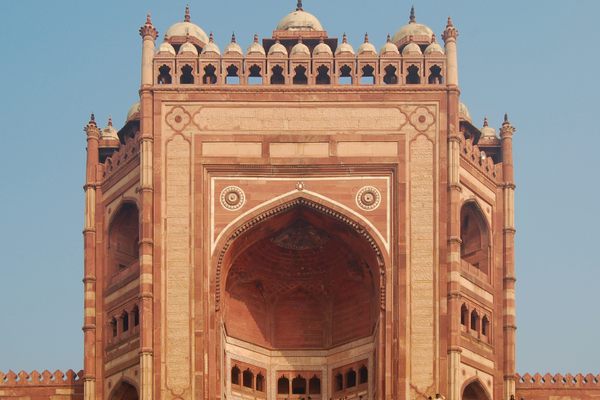 Buland Darwaza (Door of Victory) at Fatehpur Sikri, the one-time capital of the Mughal Empire.