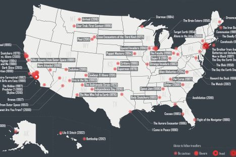 Where Humans Think Aliens Are Most Likely to Land