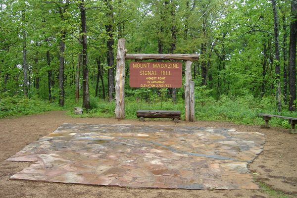 The Highest Point in Arkansas