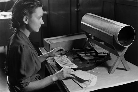 Working on the 1940 census.