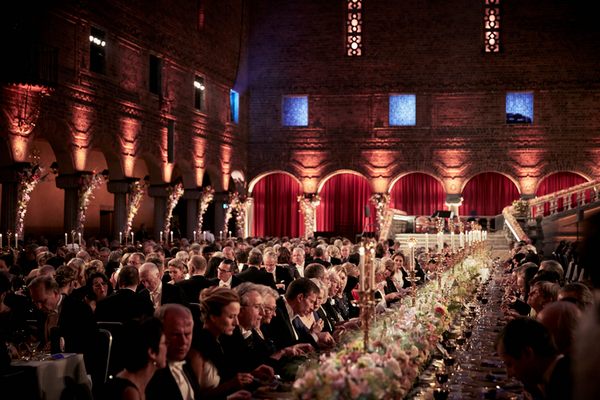 The Nobel banquet is always a sparkling affair.