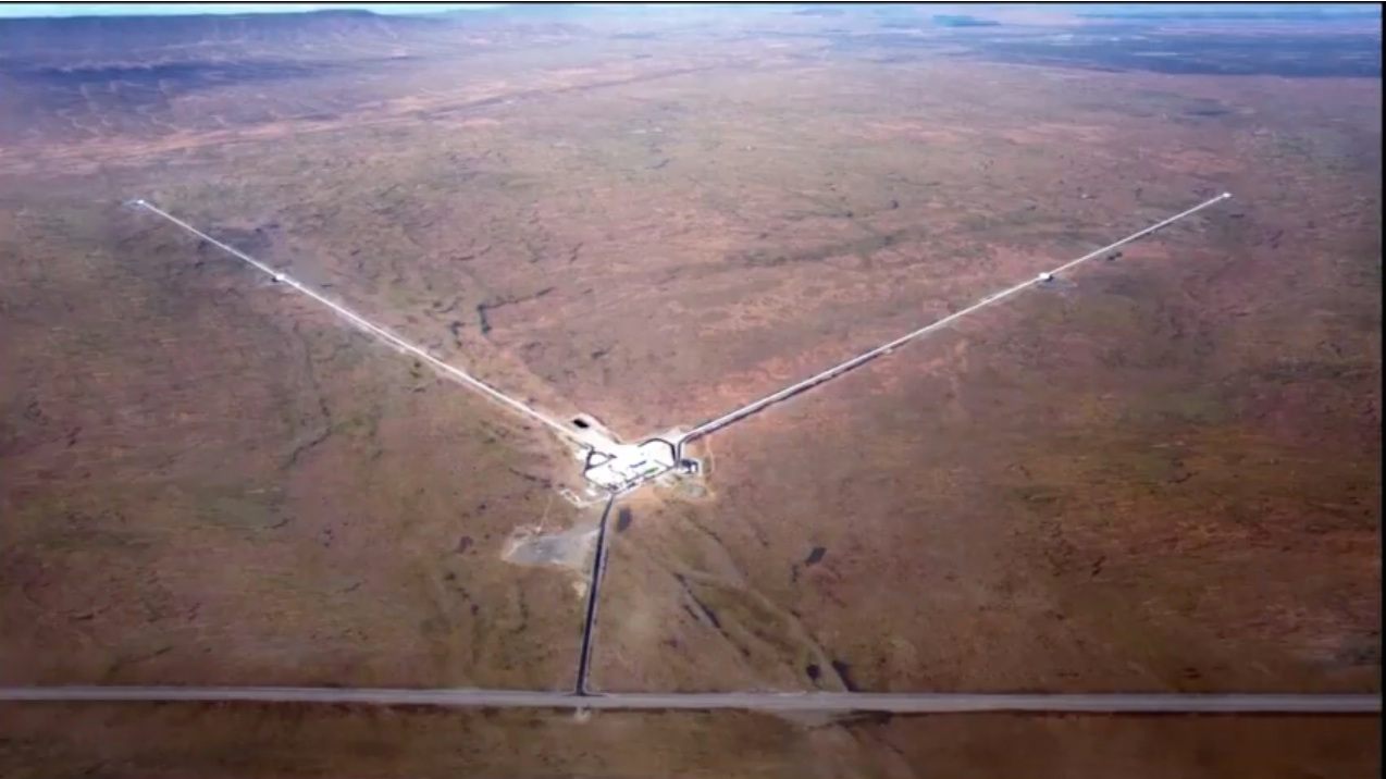 The LIGO observatory in Hanford, Washington.