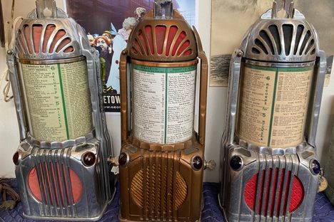 A trio of Shyvers Multiphones from John Bennett's collection.