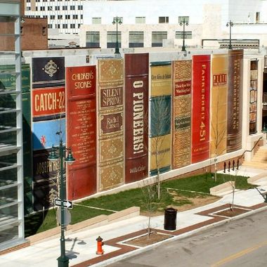View of the "books."